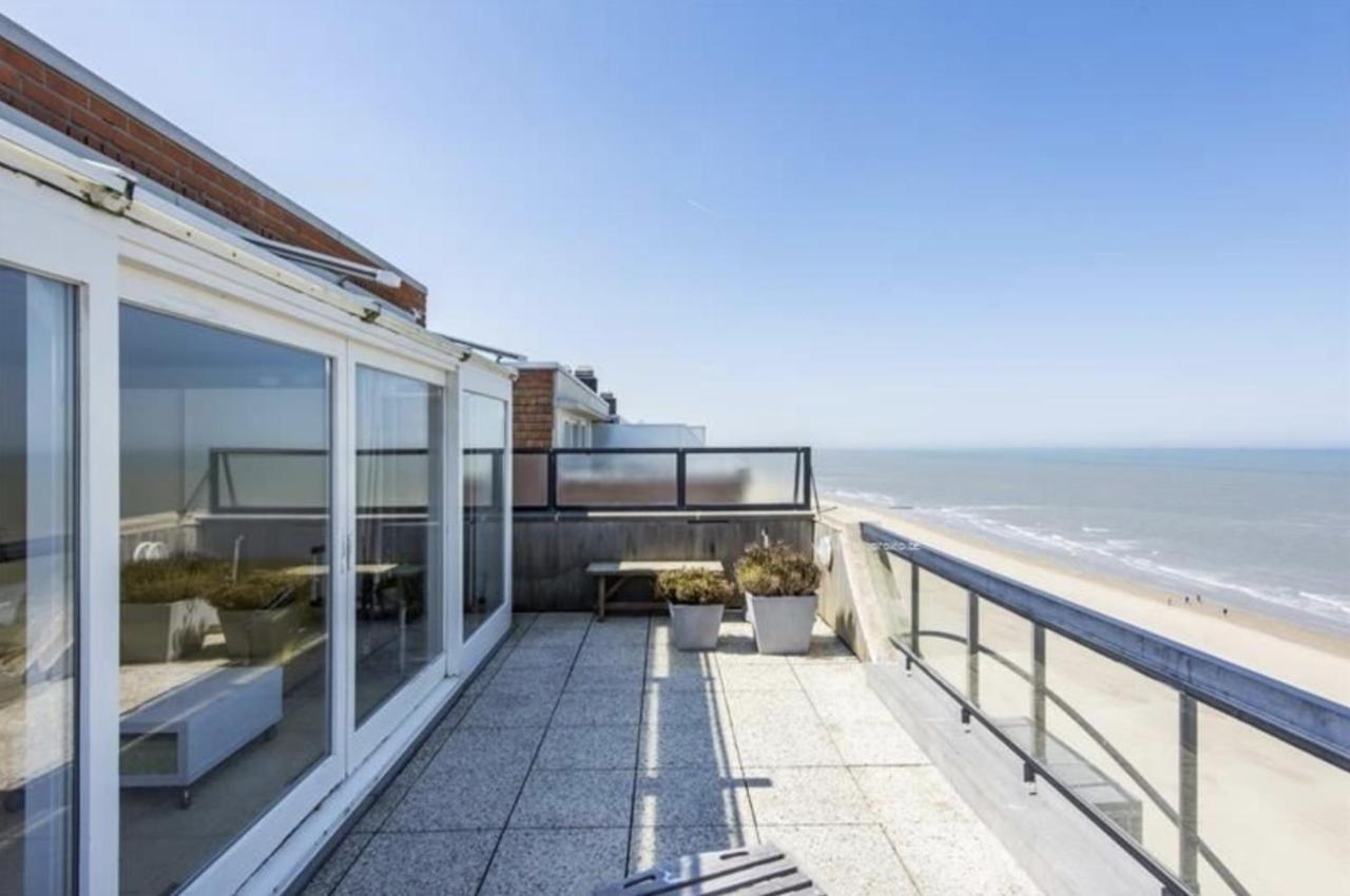 Appartement Penthouse App Met Imposant & Eindeloos Zeezicht à Middelkerke Extérieur photo