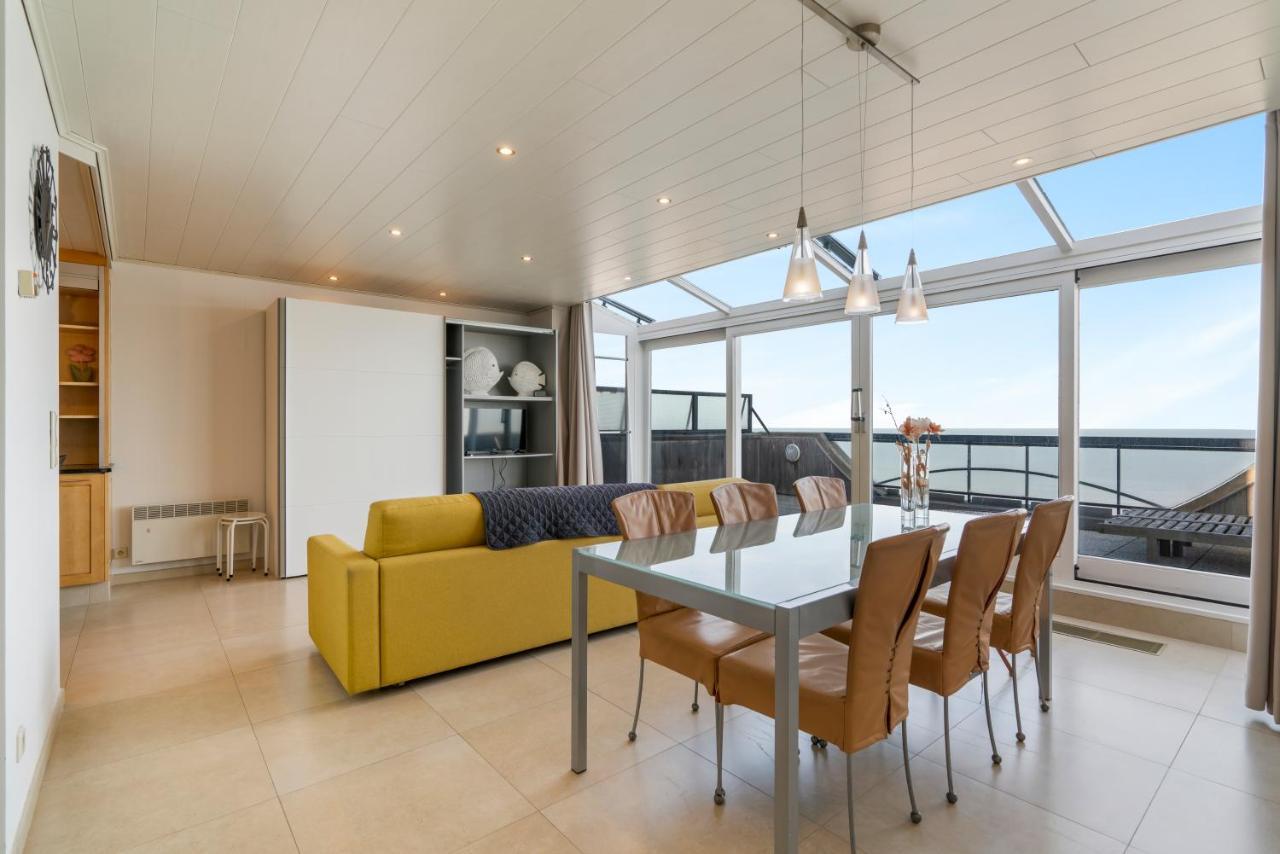 Appartement Penthouse App Met Imposant & Eindeloos Zeezicht à Middelkerke Extérieur photo
